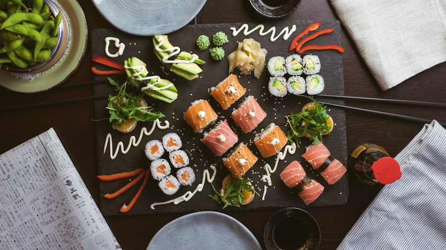 Aburi Salmon Roll Sushi Tei Jakarta Pusat